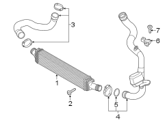 Intercooler Pipe (Front, Rear, Upper)