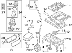 ENGINE / TRANSAXLE. ENGINE PARTS.