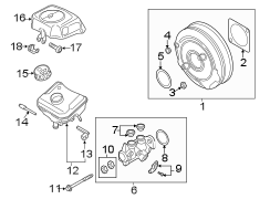 Brake Master Cylinder Reservoir