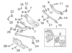 REAR SUSPENSION. SUSPENSION COMPONENTS.