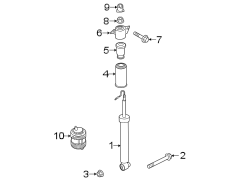 Rear suspension. Shocks & components.