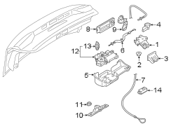 TRUNK LID. LOCK & HARDWARE.