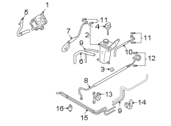 STEERING GEAR & LINKAGE. PUMP & HOSES.