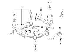 FRONT SUSPENSION. SUSPENSION MOUNTING.