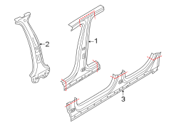 PILLARS. ROCKER & FLOOR. CENTER PILLAR & ROCKER. (1/1)