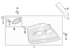 Rear lamps. Tail lamps.