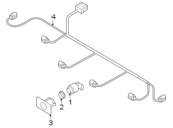 Parking Aid System Wiring Harness