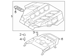 Engine / transaxle. Engine appearance cover.