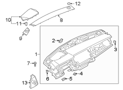 Instrument Panel Cover (Lower)