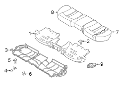 Clip. Seat. Frame. Cushion. back pad. A clip which helps.