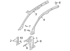 Body A-Pillar Insulator (Upper)