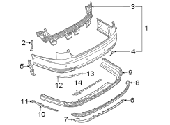 Bumper Trim (Rear, Lower)