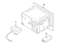 INSTRUMENT PANEL. NAVIGATION SYSTEM COMPONENTS. (1/1)