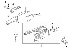 CONSOLE. PARKING BRAKE. (1/1)
