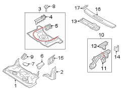 REAR BODY & FLOOR. FLOOR & RAILS.