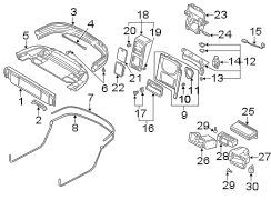 CONVERTIBLE/SOFT TOP. INTERIOR TRIM.