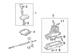 CONSOLE. SHIFTER HOUSING.