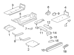 PILLARS. ROCKER & FLOOR. FLOOR & RAILS.