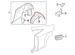 QUARTER PANEL. INNER STRUCTURE.