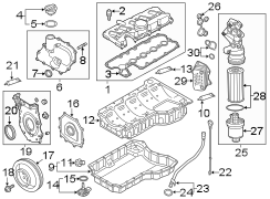 Engine / transaxle. Engine parts.