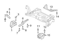 ENGINE / TRANSAXLE. ENGINE & TRANS MOUNTING.