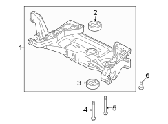 FRONT SUSPENSION. SUSPENSION MOUNTING. (1/1)