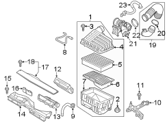 ENGINE / TRANSAXLE. AIR CLEANER.