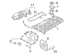 ENGINE / TRANSAXLE. VALVE & TIMING COVERS.