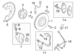 FRONT SUSPENSION. BRAKE COMPONENTS.