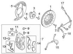 ABS Wheel Speed Sensor Wiring Harness