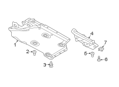 PILLARS. ROCKER & FLOOR. UNDER COVER & SPLASH SHIELDS.