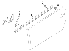 DOOR. EXTERIOR TRIM.