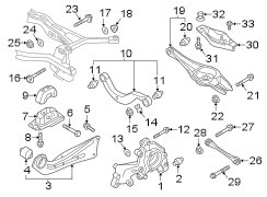 REAR SUSPENSION. SUSPENSION COMPONENTS.