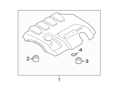 ENGINE / TRANSAXLE. ENGINE APPEARANCE COVER.