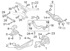 REAR SUSPENSION. SUSPENSION COMPONENTS.