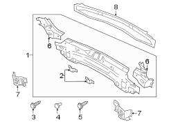 Rear Body Panel Bracket (Rear)