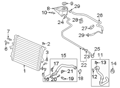 RADIATOR & COMPONENTS.