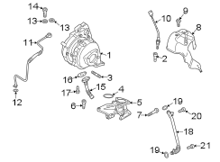 ENGINE / TRANSAXLE. TURBOCHARGER & COMPONENTS.