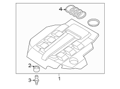 ENGINE / TRANSAXLE. ENGINE APPEARANCE COVER.