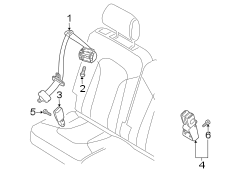 RESTRAINT SYSTEMS. REAR SEAT BELTS.