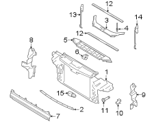 RADIATOR SUPPORT.