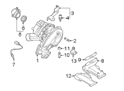 ENGINE / TRANSAXLE. TURBOCHARGER & COMPONENTS.