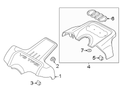 ENGINE / TRANSAXLE. ENGINE APPEARANCE COVER.