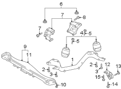 ENGINE / TRANSAXLE. ENGINE & TRANS MOUNTING.