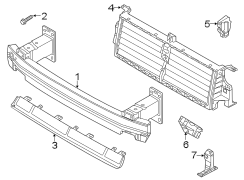 Front bumper & grille. Bumper & components.