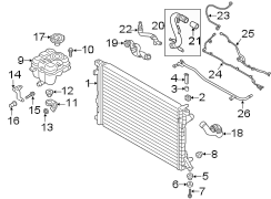 Radiator Coolant Hose Adapter. Water pipe. Flexible Hose that is.