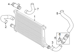 Intercooler Pipe (Front, Rear, Upper)