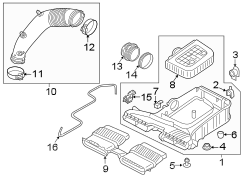 ENGINE / TRANSAXLE. AIR INTAKE.