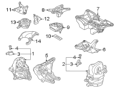 Engine / transaxle. Engine & TRANS mounting. (1/1)