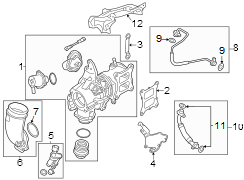 Engine / transaxle. Turbocharger & components.